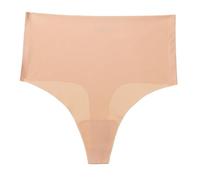 da Donna Perizoma Senza Cuciture a Vita Alta per Donna Traspirante No Show per Donna Body Dimagrante Snellente Donna Mutande Assorbenti (Beige, L)