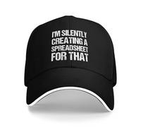 da donna, puro cotoneSto creando silenziosamente un foglio di calcolo per quello, berretto da baseball contabile divertente cappello divertente berretto da palla berretto da uomo berretti da donna