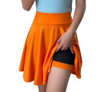 Da Donna Svasato Pieghe Mini Skater Gonna Elastico Vita Scuola Uniforme