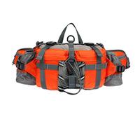 da escursionismo per esterni con portabottiglie, per motociclismo, escursionismo, viaggi (arancione) -