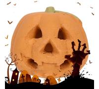 da esterno a forma di zucca, decorazione autunnale, braciere per feste di Halloween, in ceramica riutilizzabile, decorazioni per feste di falò, autunnale all'aperto, idea braciere