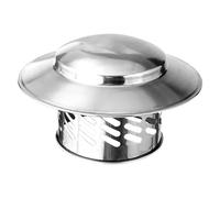 da esterno, copertura in acciaio , copertura impermeabile per a soffitto e ventilazione, per tubo stufa esterno, scaldabagno acqua, fabbrica, casa, muratura, stufe