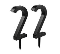 da Esterno Illuminazione Lampada A Picchetto Impermeabile Forma Numero 2 | 2 Pezzi da Terra Per Prato, , Cammino, Patio, Strada, Paesaggio, Natale, Halloween, Decor Marciapiede