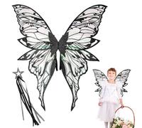 Da Fata Per Bambine | Costume Farfalla Per Gioco Di Ruolo E Traguardi Di Gioco - Accessori Travestimento Per Halloween Spettacoli Maschere Carnevale Costume Cosplay Decorazioni Per Feste A Tema