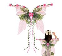 Da Fata Per Ragazze E Bambine Senza Glitter | Costume da Fata Regolabile,Moda Femminile per Feste in Giardino Natale Carnevale Spettacoli e Party LGBT+