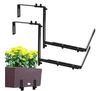 da fioriera in Metallo - da Giardino Robusto e Regolabile | Accessorio per Giardino Sicuro, Struttura Robusta e Stabile, Resistente al Design Esterno, Facile Installazione