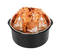Da Forno A Frigorifera - 22x22x5cm In Acciaio A Carbone, Stampo Per Torta Per Friggitrice Antiaderente | Accessorio Di Cottura Alimentare Resistente, Teglia Da Forno Resistente Al Calore Per Pi