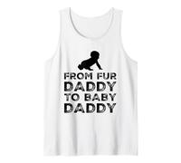 da Fur Daddy a Baby Daddy Cane papà Padri Gravidanza Umorismo Canotta