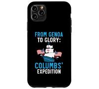 Da Genova alla gloria: spedizione di Colombo Giorno di Colombo Custodia per iPhone 11 Pro Max