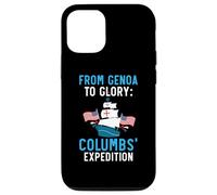 Da Genova alla gloria: spedizione di Colombo Giorno di Colombo Custodia per iPhone 12/12 Pro