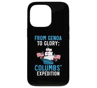 Da Genova alla gloria: spedizione di Colombo Giorno di Colombo Custodia per iPhone 13 Pro
