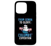 Da Genova alla gloria: spedizione di Colombo Giorno di Colombo Custodia per iPhone 15 Pro Max
