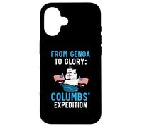 Da Genova alla gloria: spedizione di Colombo Giorno di Colombo Custodia per iPhone 16