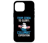 Da Genova alla gloria: spedizione di Colombo Giorno di Colombo Custodia per iPhone 16 Pro Max