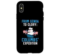 Da Genova alla gloria: spedizione di Colombo Giorno di Colombo Custodia per iPhone X/XS