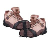 da ghiaccio per scarpe, antiscivolo, 10 denti, in acciaio, ideali per passeggiate invernali, alpinismo, arrampicata, zaino in spalla, escursionismo