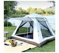 da Giardino 4 Persone aprite in Tre Secondi, Doppie Porte e Quattro finestre Farma Light e Practical Tent Popup Impermeabile per Il Campeggio Hello