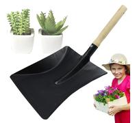 da giardino - Cazzuola con manico in legno ergonomico - Strumento di piantagione e scavo, per cortile prato, fattoria, patio, prato, portico