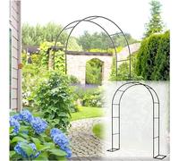 Da giardino con struttura in acciaio for piante rampicanti, molto adatto for prato, terrazza, cortile, decorazione di nozze(W2M*H2.3M)