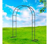 Da giardino con struttura in acciaio for piante rampicanti, molto adatto for prato, terrazza, cortile, decorazione di nozze(W1.2M*H2.2M)