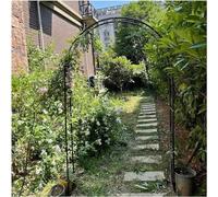 Da giardino con struttura in acciaio for piante rampicanti, molto adatto for prato, terrazza, cortile, decorazione di nozze(W3M*H2.2M)
