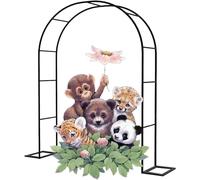 Da giardino con struttura in acciaio for piante rampicanti, molto adatto for prato, terrazza, cortile, decorazione di nozze(W1.2M*H2.2M)