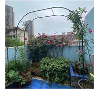 Da giardino con struttura in acciaio for piante rampicanti, molto adatto for prato, terrazza, cortile, decorazione di nozze(W2M*H2.3M)