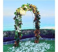 Da giardino con struttura in acciaio for piante rampicanti, molto adatto for prato, terrazza, cortile, decorazione di nozze(W1.2M*H2.2M)