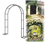 Da giardino con struttura in acciaio for piante rampicanti, molto adatto for prato, terrazza, cortile, decorazione di nozze(W1.4M*H2.3M)