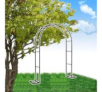 Da giardino con struttura in acciaio for piante rampicanti, molto adatto for prato, terrazza, cortile, decorazione di nozze(W1.4M*H2.3M)