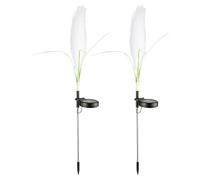 da giardino, da giardino alimentate a energia solare | Lampade a canna impermeabili 2x, lampada decorativa per illuminazione del paesaggio del patio altalena con per strada