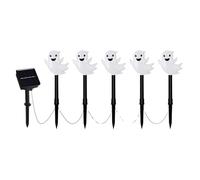 Da Giardino Di Halloween - Set Di Di Pal0 Fantasma Solare A 5 Pack, Luci Fantasma Per Il Percorso Impermeabile, Decorazione Spettrale Per Giardino Perr Esterno Il Cimitero Del Cimitero