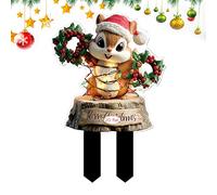 da giardino di Natale | Decorazioni per esterni Insegne da giardino - Forniture per feste pannelli decorativi esterni per portico prato fioriera patio vaso di fiori