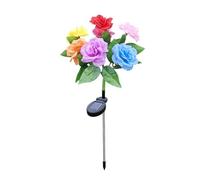 da giardino - Illuminazione ambientale esterna impermeabile, 70 cm, ad energia solare, decorative per vialetti, recinzioni, vialetti, prato, , regalo per madri, donne, nonne