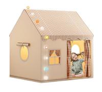 da gioco per interni - Spazioso castello per bambini, rifugio pieghevole | Grande rifugio privato per ragazze angolo camera da letto, fiaba zona gioco con tende, assemblaggio semplice, bambini