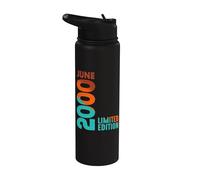 Da giugno 2000 Anno 2000 Retro 2000 Vintage 2000 Edizione Stainless Steel Insulated Water Bottle