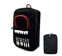 da golf - Mini Golf Carrier, organizer per palline, regolabile | Comodo attrezzo per pratica all'aperto con capacità di 15 palline e 7 punte da viaggio, torneo di guida, libero