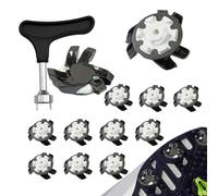 da golf, punte di ricambio per scarpe da corsa, 12 pezzi antiscivolo, tacchetti da golf per scarpe da golf, punte da golf portatili a torsione rapida, comode tacchette da golf per campi da
