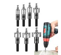 da kit, in metallo, strumento di taglio preciso, set di seghe in stagno in acciaio, accessorio versatile per il taglio di rame, alluminio, legno e acciaio inossidabile, compatibile con Pierce