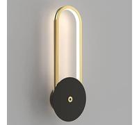 da Lampade Interno Interruttore sensore Moderno Muro Minimalista Luci Applique a Parete LED 3000K-4000K-6000K Lettura LEGGI Luce Molto con Il SOGGIORNI LAMPARE di Account del MADULE Camera (Oro)