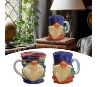 da libro dipinta - da caffè in pile di libri 3D con dettaglio in resina colorata, design artistico letterario | creativa di novità per gli amanti dei libri, scrittori