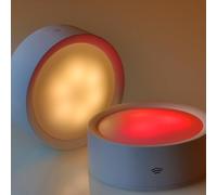 DA LIGHT Set di 2 strisce LED da cucina sotto mobile, spot da parete RGBW con telecomando, illuminazione da armadio wireless, funziona a batteria, illuminazione da armadio regolabile per scale