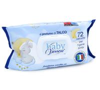Dermacotone Venere - Baby Salviette Bambini per Pelli Sensibili Profumo Talco, 72 Salviettine