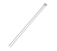 da Maglia in Acciaio Inossidabile con Punte Affusolate per Lavorare Maglioni E Sciarpe Adatti a Principianti Ed Esperti, 35cm [2.0mm spesso] 2