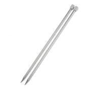 da Maglia in Acciaio Inossidabile con Punte Affusolate per Lavorare Maglioni E Sciarpe Adatti a Principianti Ed Esperti, 35cm [7.0mm spesso] 2