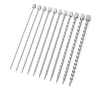 da Maglia in Acciaio Inossidabile con Punte Affusolate per Lavorare Maglioni E Sciarpe Adatti a Principianti Ed Esperti, 25cm set completo [2.0-8.0mm] 11