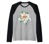 da Nang Disegno Floreale Vietnam da Nang Fiore Maglia con Maniche Raglan
