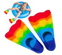 da nuoto - da allenamento in silicone brillante da bodyboard | Comode da snorkeling per bambini da nuoto corte per ragazzi e ragazze che nuotano in grembo