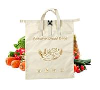 da Pane in d'| Busta Riutilizzabile che Conserva la Freschezza | Borsa pane in lino d'naturale | per Chef, Appassionati di Cucina, Preparazione Pasti e Conservazione Frutta