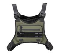 da petto, borsa da allenamento con cinghie regolabili, design resistente e traspirante per jogging, escursionismo, ciclismo e uso quotidiano, Verde scuro, riferimento alla descrizione